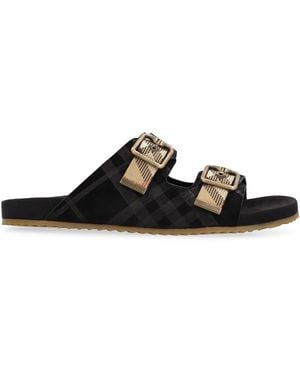 Burberry Urchin Sandals - Black