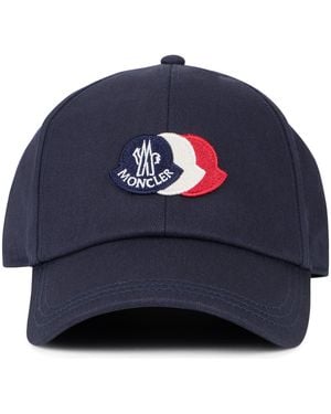 Moncler Cotton Cap - Blue