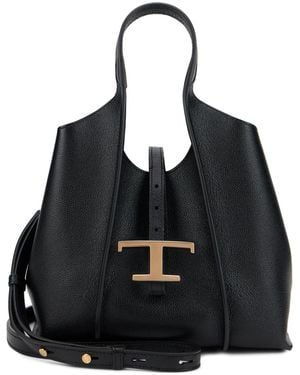 Tod's Handbag With Shoulder Strap - Black