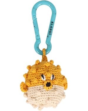 Alanui Crochet Keychain - Metallic