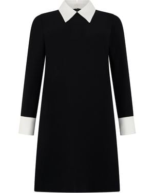 Max Mara Midi Dress Collar Cuff - Black