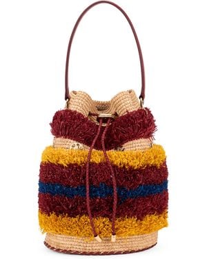 Rabanne Bucket Bag - Red