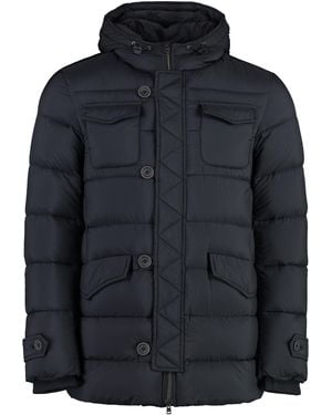 Herno Hooded Down Jacket - Black