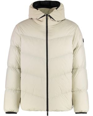 Moncler Piumino corto Forez con cappuccio - Neutro