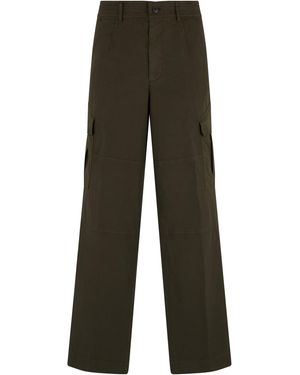 Dries Van Noten High-Waisted Cargo Trousers - Grey
