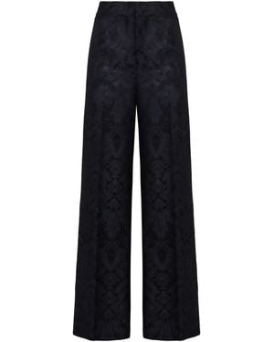 Etro Straight-Leg Trousers - Black
