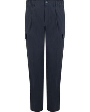Herno Casual Trousers With Pockets - Blue