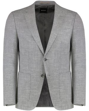 BOSS Single-Breasted Jacket - Grey