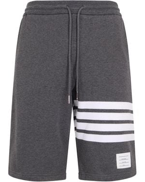 Thom Browne Sporty Cotton Bermuda - Gray