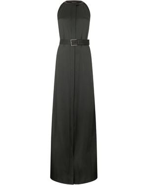 Tom Ford Long Satin Dress - Black