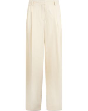TOTEME Pants With Pleats - White