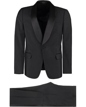 Gucci Wool And Mohair Two Piece Suit - Black