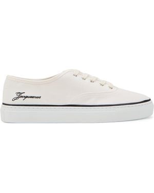 Jacquemus Cotton Canvas Sneakers - White