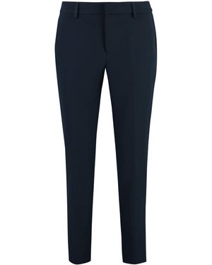 PT01 New York Techno Fabric Tailored Trousers - Blue