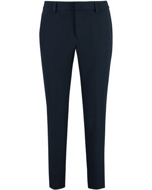 PT01 New York Techno Fabric Tailored Trousers - Blue