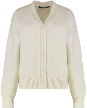 Jacquemus Wool-Blend Cardigan - White