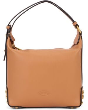 Tod's Mini Bag Metal Dots - Brown