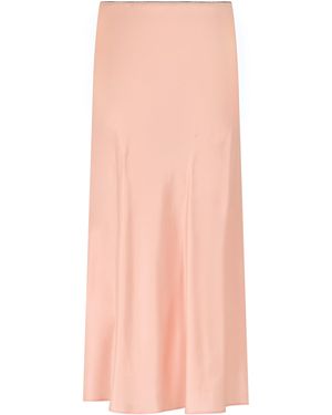 Roberto Collina Silk Long Skirt - Pink