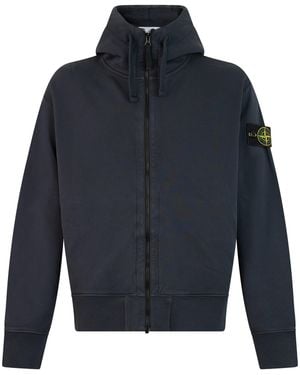 Stone Island Hooded Jacket - Blue