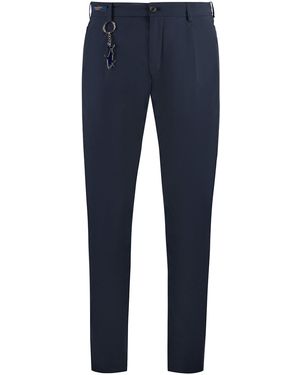 Paul & Shark Technical-Nylon Trousers - Blue
