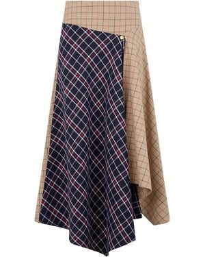 Barbour Gonna Midi Dalbury - Blue