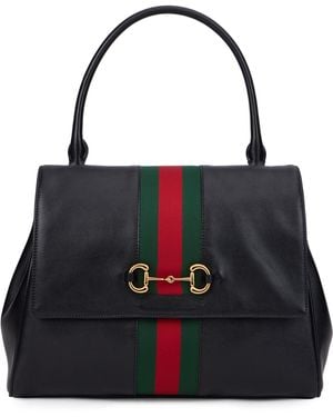 Gucci Borsa a mano Paparazzo in pelle media - Nero