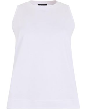 Laminar Sleeveless Top - White