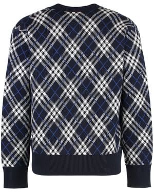 Burberry Cardigan in lana - Blu
