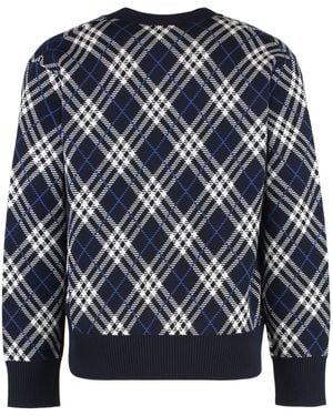 Burberry Wool Cardigan - Blue