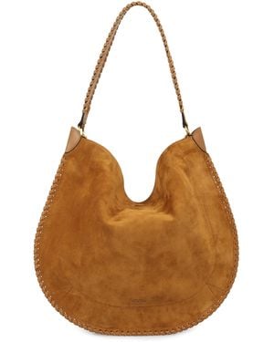 Isabel Marant Oskan Suede Shoulder Bag - Brown
