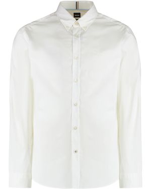BOSS Slim Fit Shirt - White