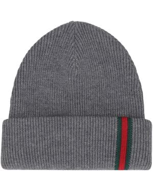 Gucci Woollen Hat Wool - Grey