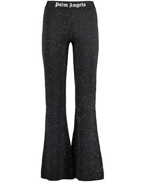 Palm Angels Pantaloni in maglia - Nero