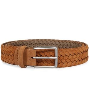 Slowear Suede Mix Belt - Brown