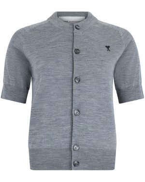 Ami Paris Cardigan - Grey