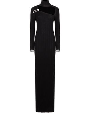 GIUSEPPE DI MORABITO Knitted Long Dress - Black