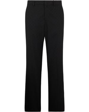 Gucci Wool Blend Trousers - Black