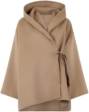 Yves Salomon Short Coat - Natural