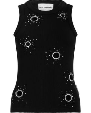Des Phemmes Top - Black
