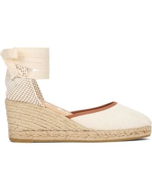 Manebí Espadrilles With Wedge Yucatán - Natural