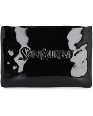 Saint Laurent Padded Pouch - Black