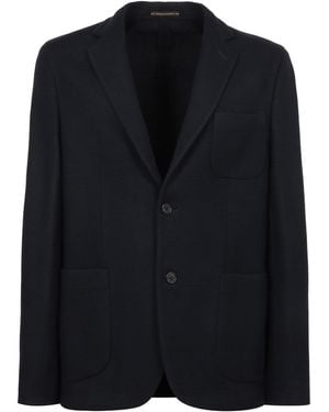 Slowear Single-Breasted Two-Button Jacket - Black