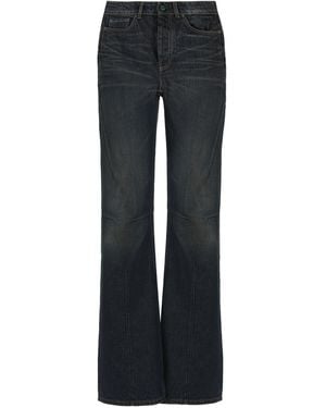 Our Legacy Flared Jeans Moto Cut - Black