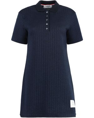 Thom Browne Mini abito in cotone - Blu