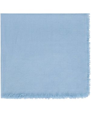 Gucci Frayed Edge Scarf - Blue