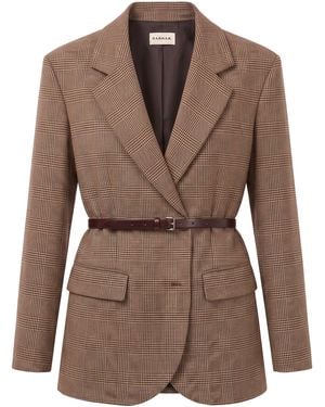 P.A.R.O.S.H. Double-Breasted Jacket - Brown