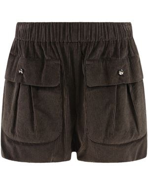 The Mannei Cotton Shorts - Black
