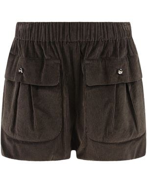 The Mannei Cotton Shorts - Black