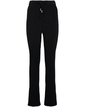 Alanui Knitted Trousers - Black