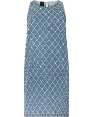 Pinko Amorino Short Dress - Blue